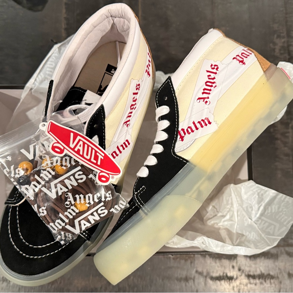 Palm Angels Vans Collaboration Sneakers NEW in Box Size 8 Men 9.5 Women